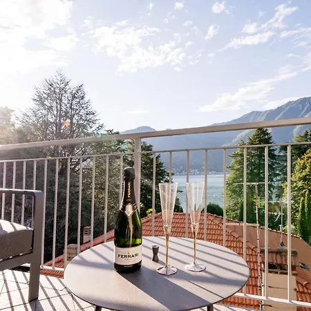 Casa Agatha Lenno- Luxury Air Conditioned Village By Italian Apartment *